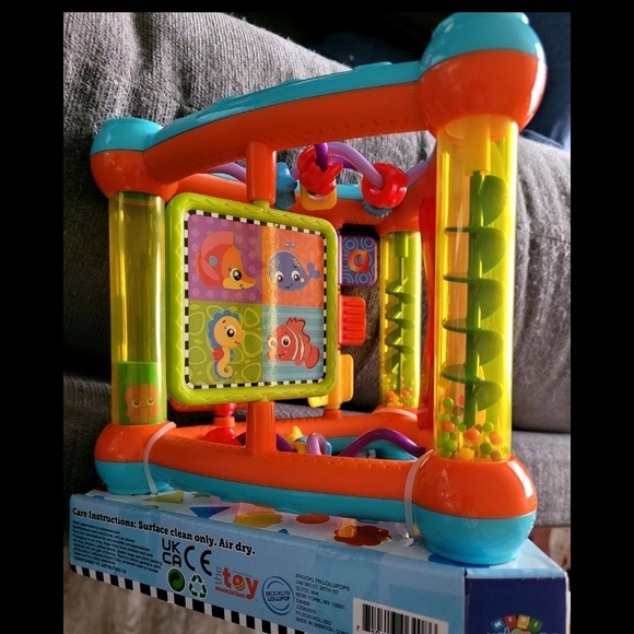 Vibrant Activity Triangle Toy for Kids - Picture 5 of 8